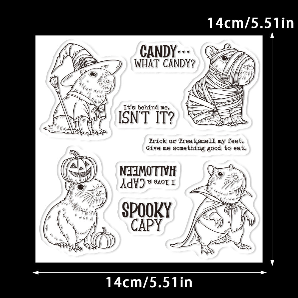 Halloween Capybara Dies & Stamps Set