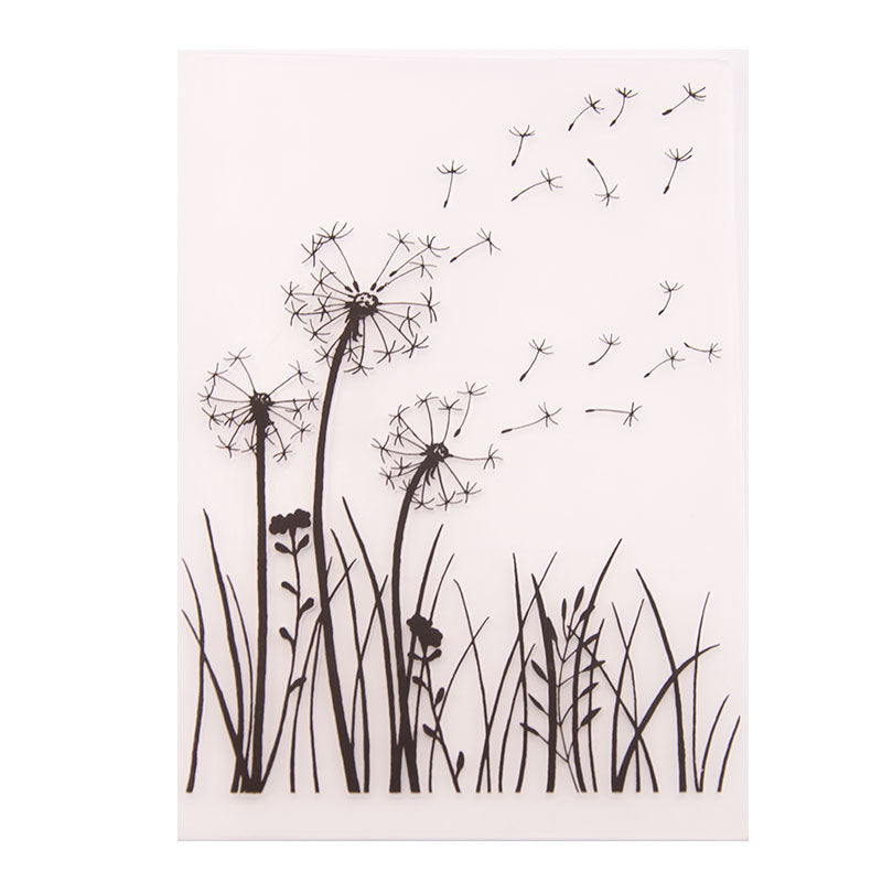 Dandelion Print Embossing Folder
