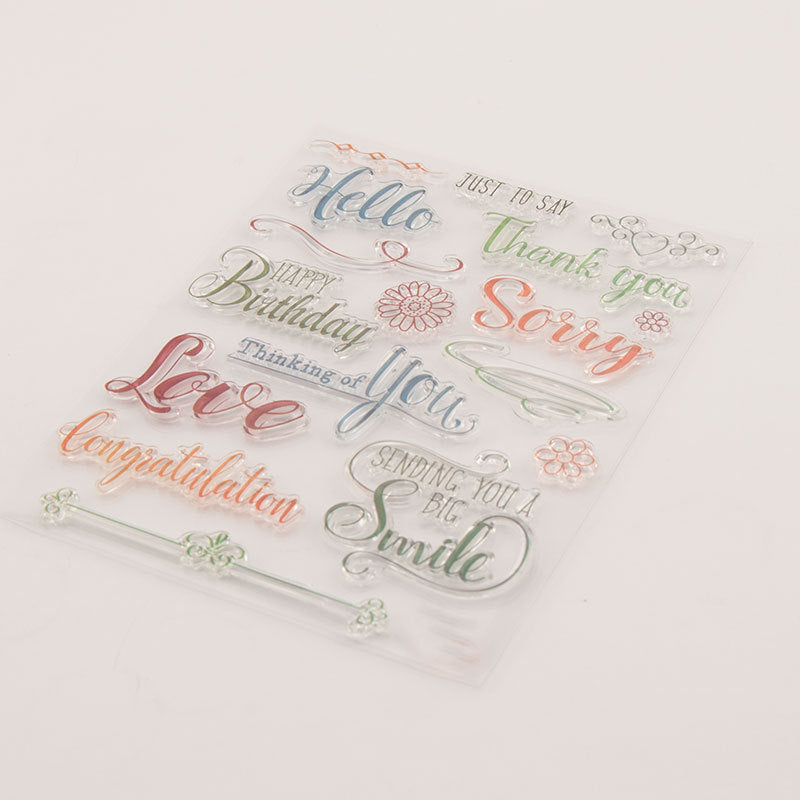 Words and Expressions Clear Stamps