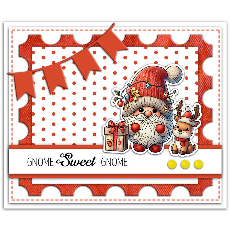 Christmas Gnome Dies & Stamps Set