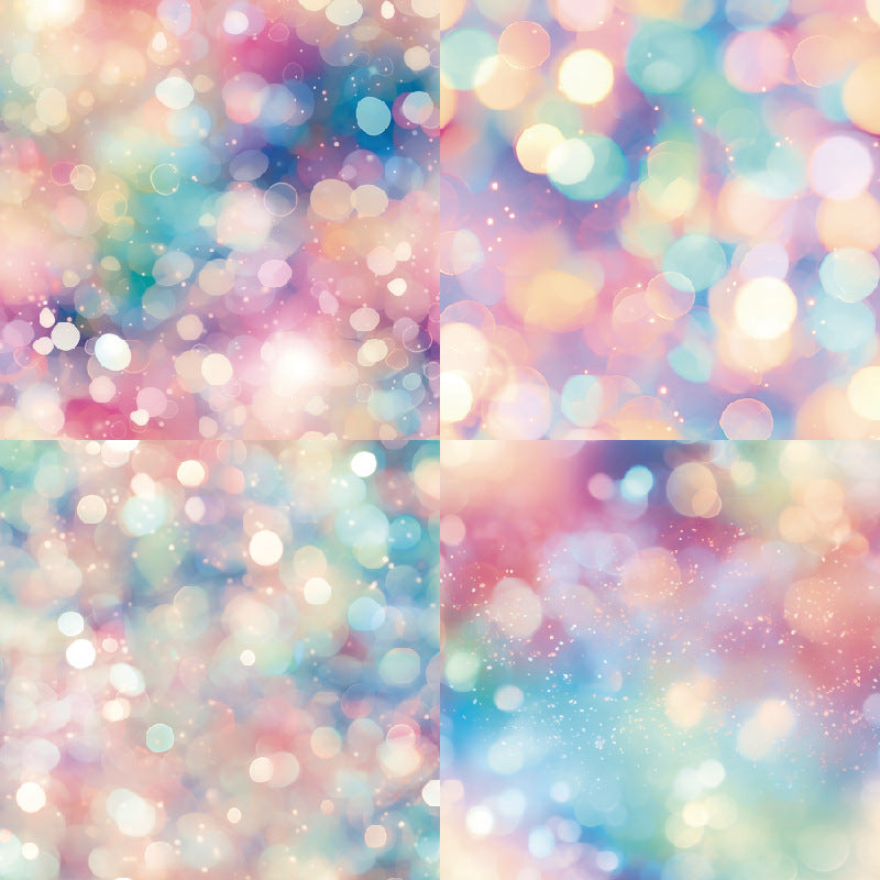 24PCS 6" Shiny Bright Scrapbook Paper & Cardstock