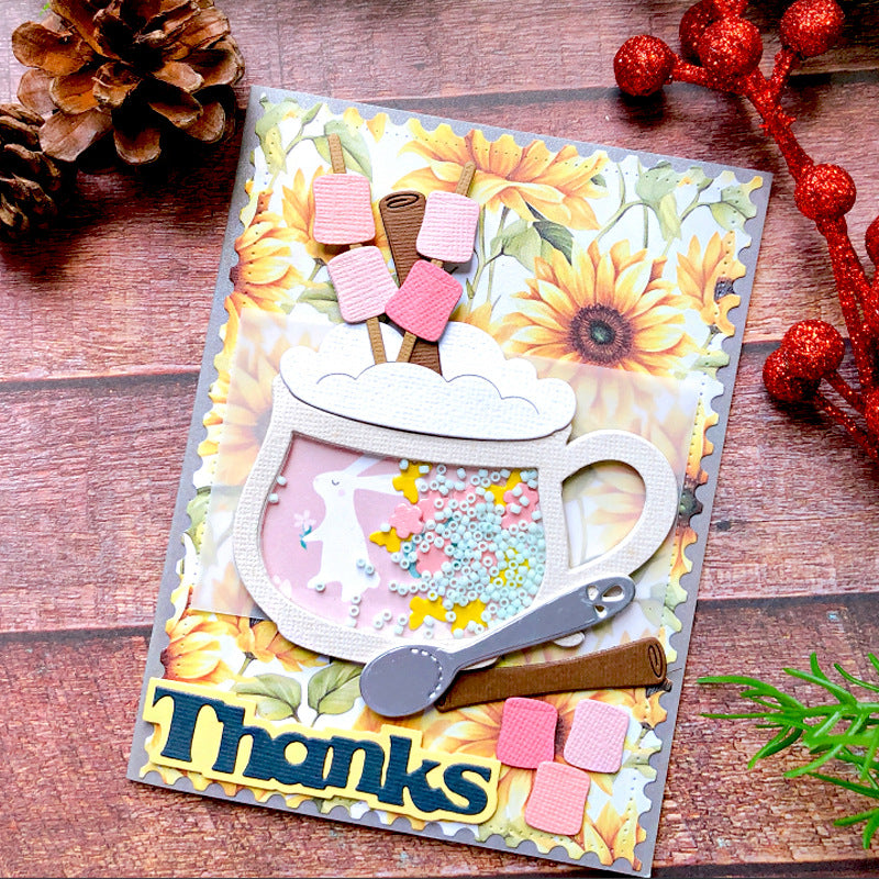 Christmas Drinks Metal Cutting Dies