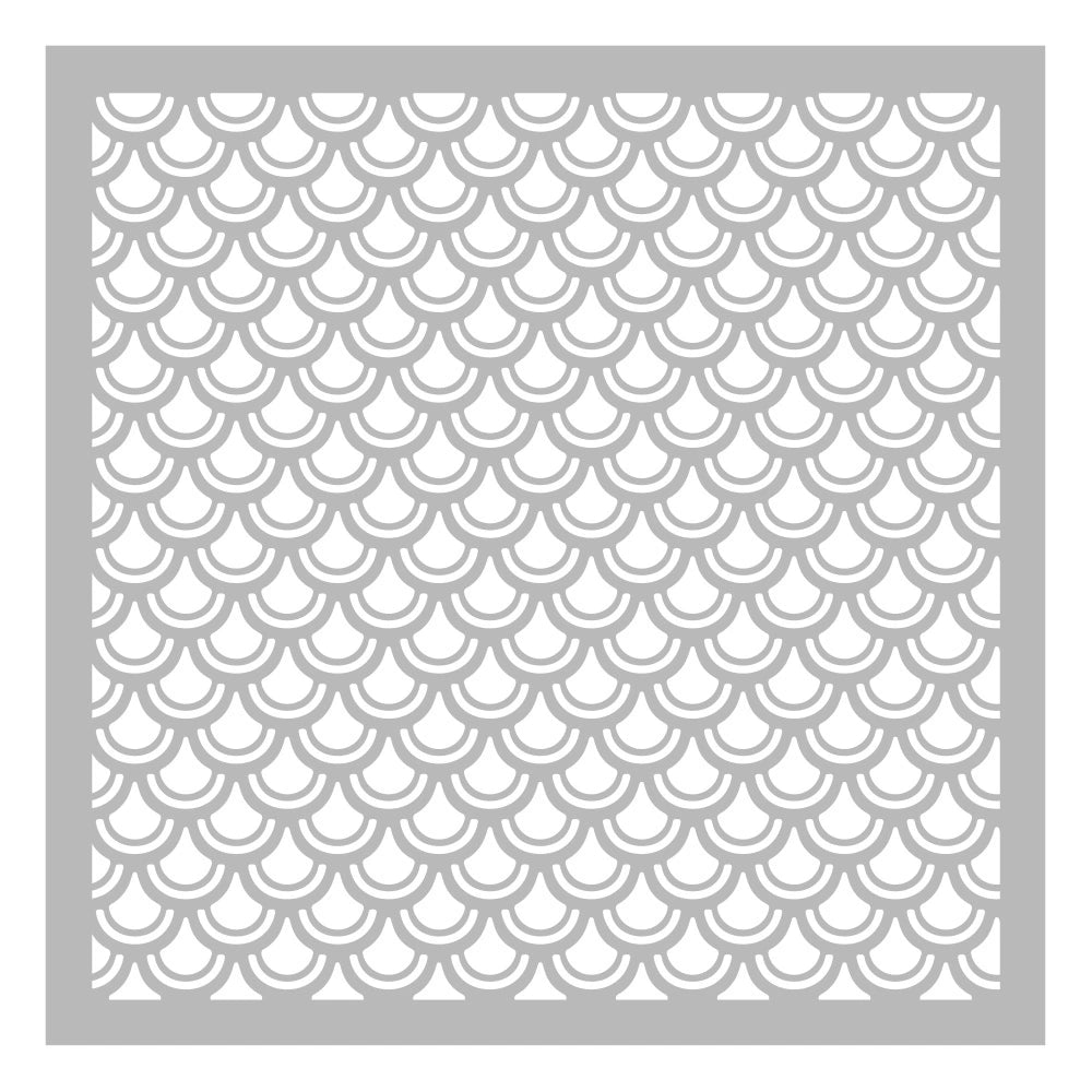 3D Water Wave DIY Painting Hollow Stencil