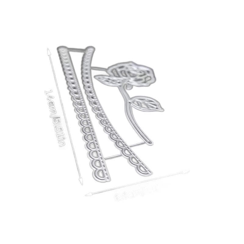 Floral Lace Border Metal Cutting Dies