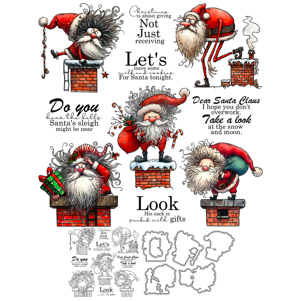 Santa Claus Dies & Stamps Set