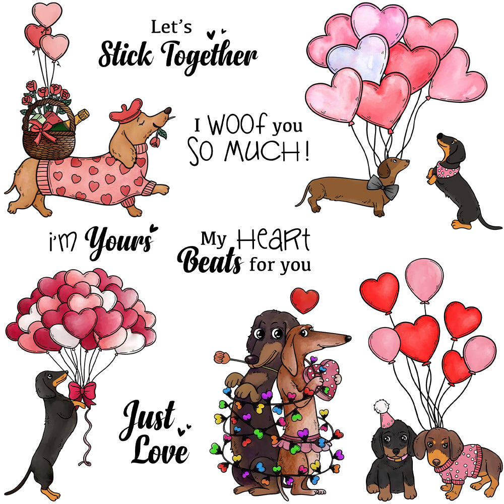 Valentine's Day Theme Dies & Stamps Set