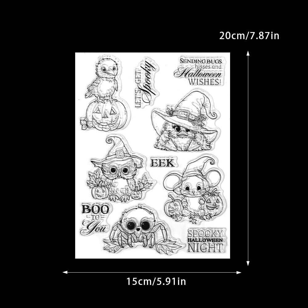 Halloween Animals Dies & Stamps Set
