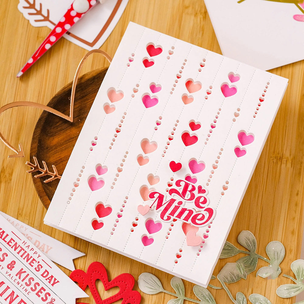 Love Background Frame Cutting Dies