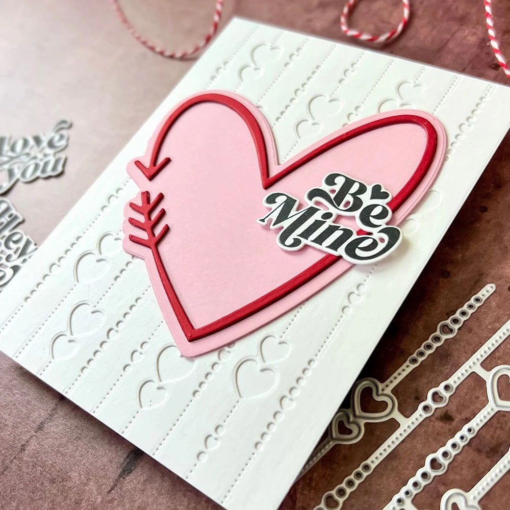 Love Background Frame Cutting Dies