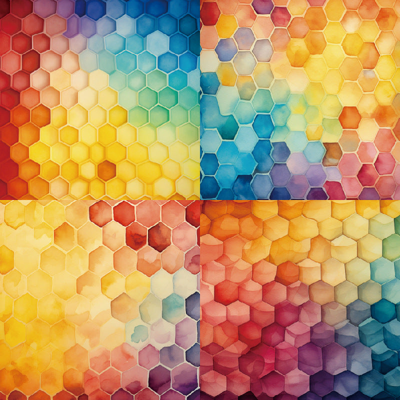 24PCS 6" Beehive Scrapbook Paper & Cardstock