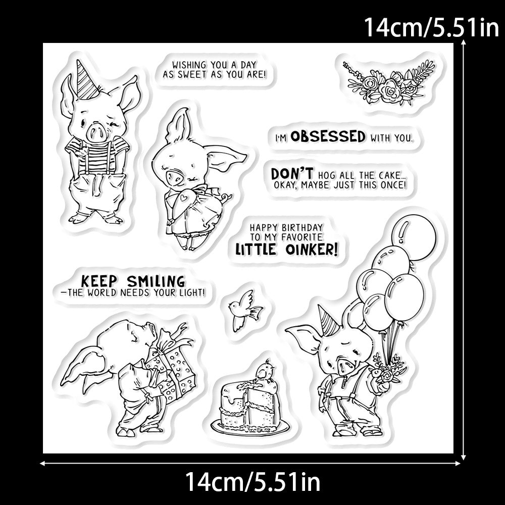 Happy Piggy Dies & Stamps Set