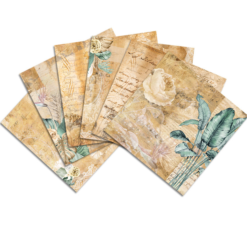 24PCS 6" Vintage Scrapbook Paper & Cardstock