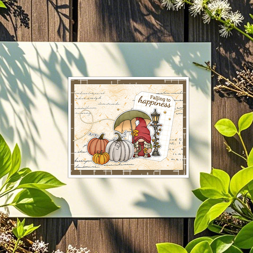 Pumpkin Gnome Dies & Stamps Set