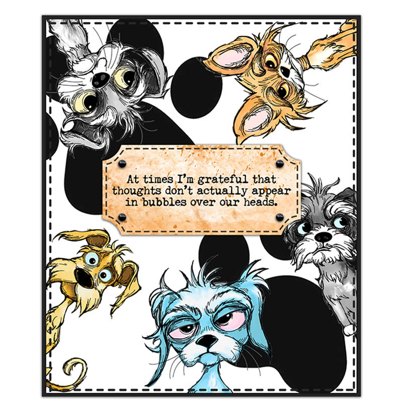 Scribbled Puppy Dies & Stamps Set
