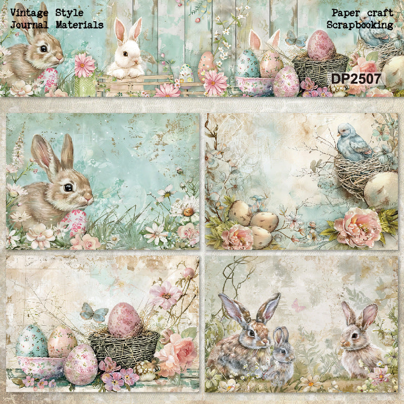 A5 Easter Theme Journal Scrapbook Paper