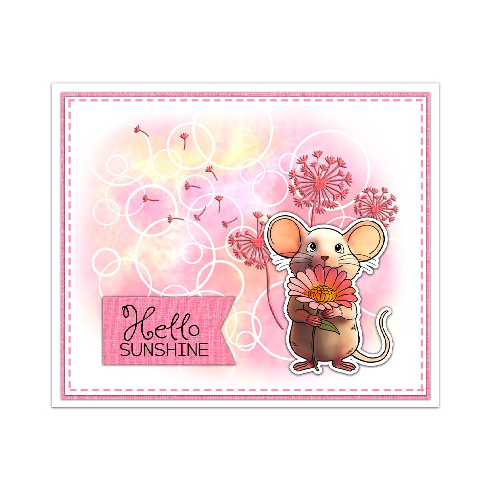 Mouse Mushroom Dies & Stamps Set