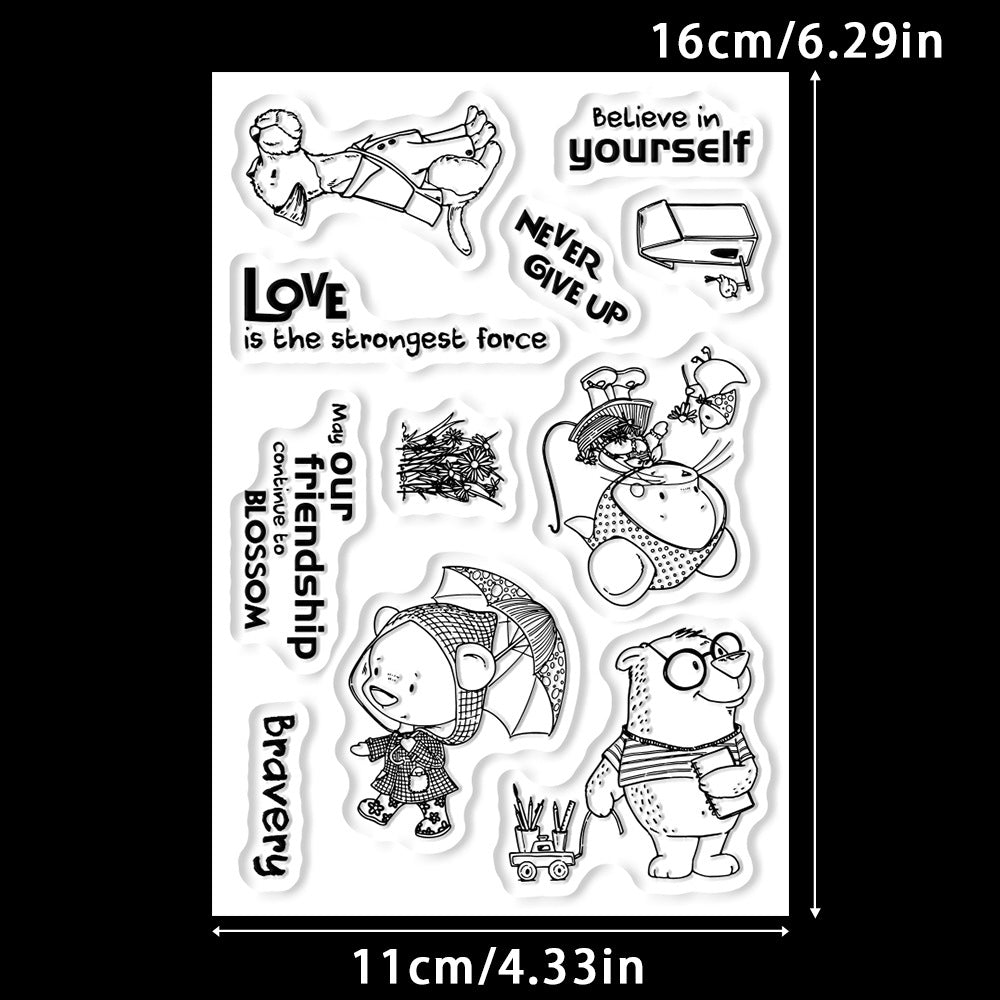 Cute Animals Clear Stamps
