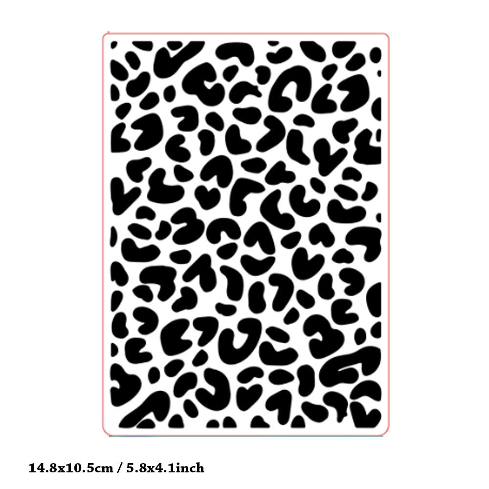 Heart Pattern Plastic Embossing Folder