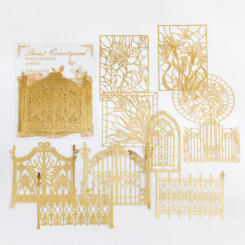 Hot Stamping Hollow Lace Paper