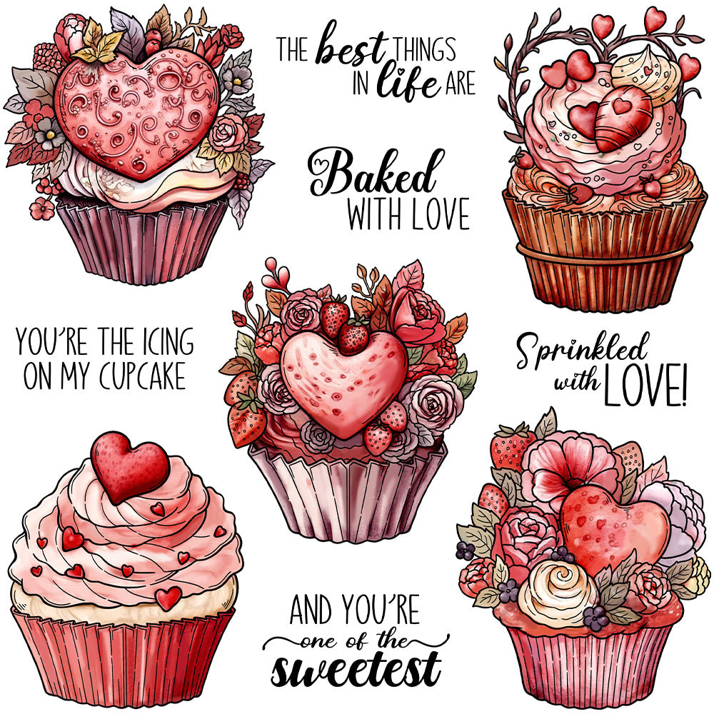 Sweet Cake Dies & Stamps Set