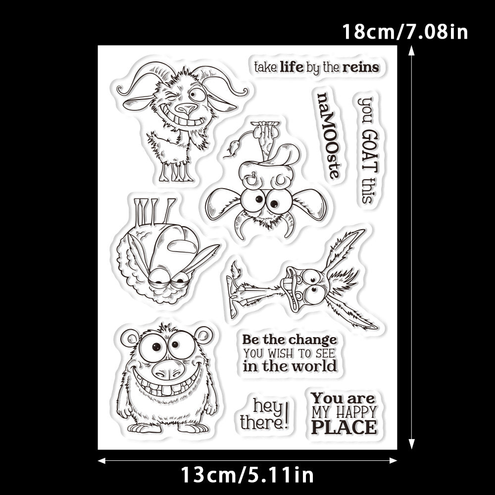 Personality Animals Dies & Stamps Set
