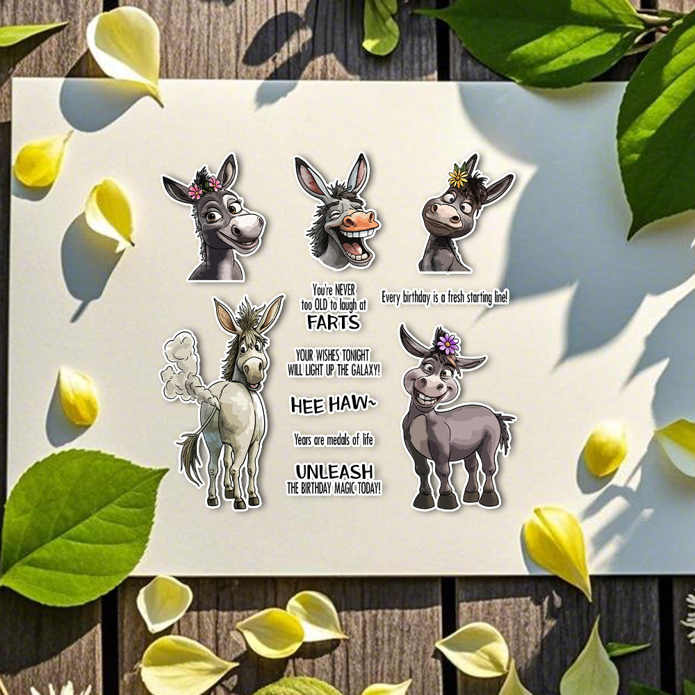 Happy Donkey Dies & Stamps Set