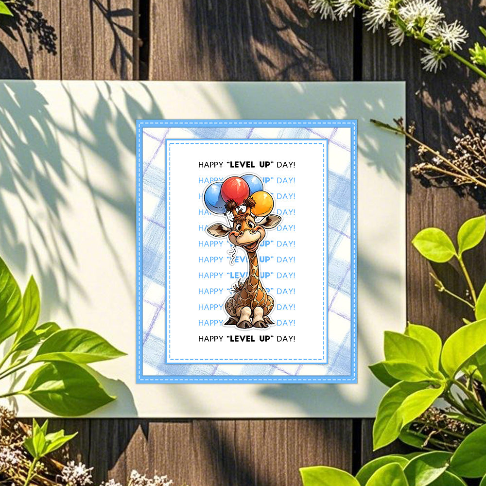 Balloon Animal Birthday Dies & Stamps Set