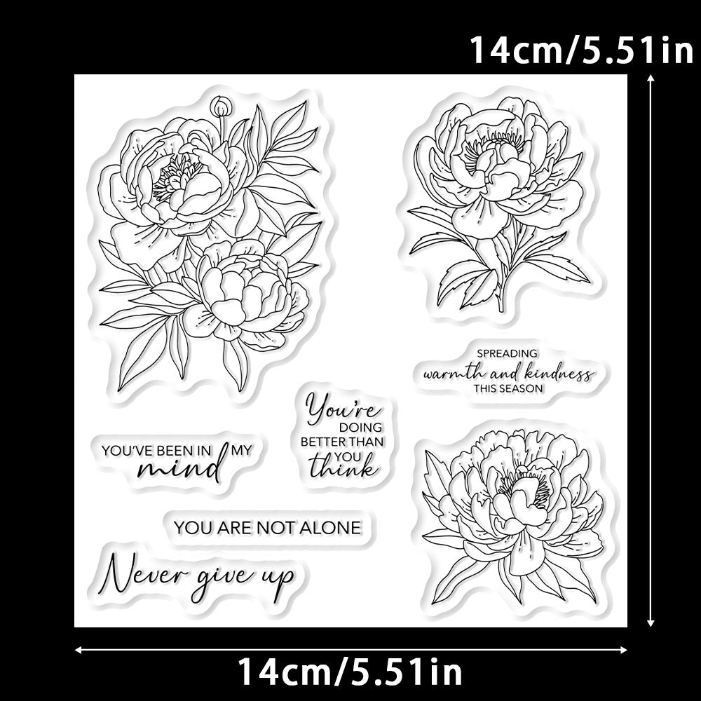 Beautiful Camellia Clear Stamps