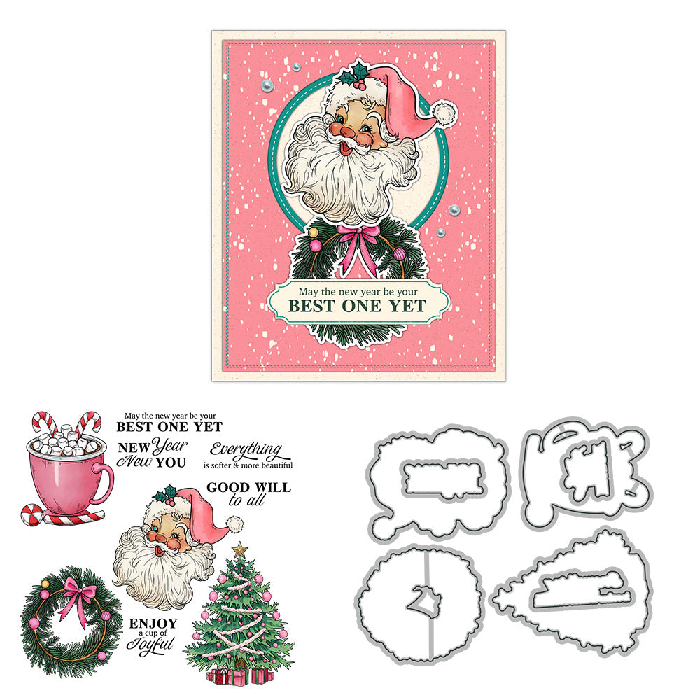Christmas Elements Dies & Stamps Set