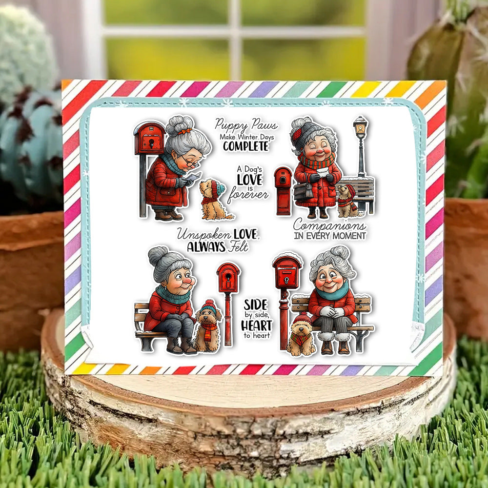Winter Granny Clear Stamps