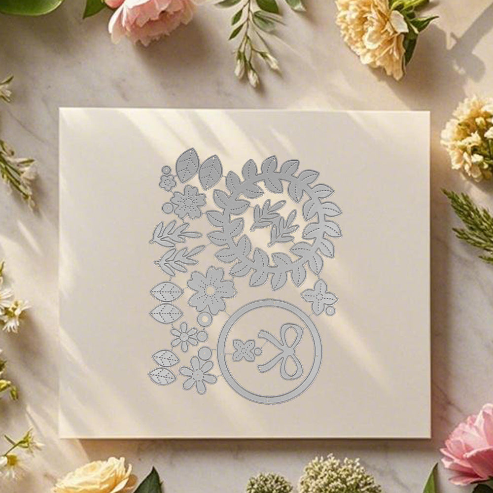 Wreath Flowers Metal Cutting Dies
