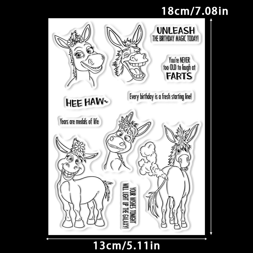 Happy Donkey Dies & Stamps Set