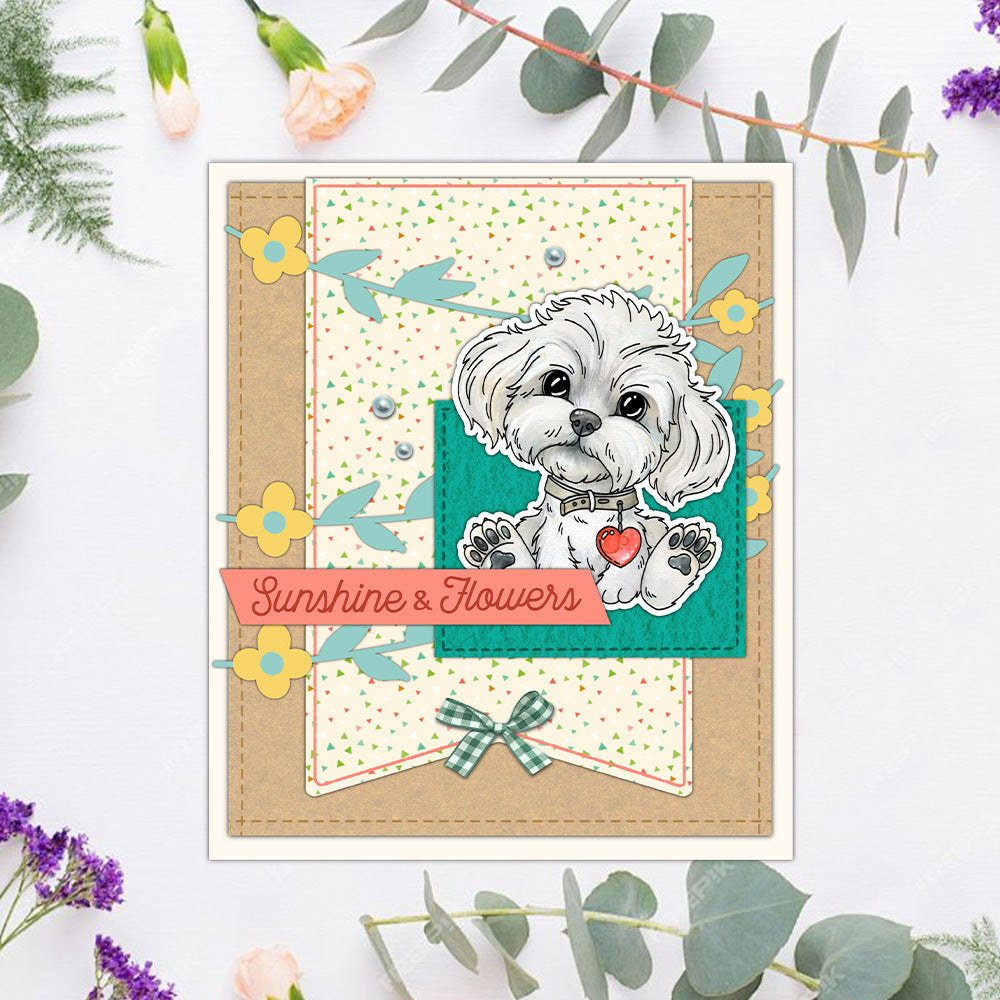 Cute Dogs Dies & Stamps Set