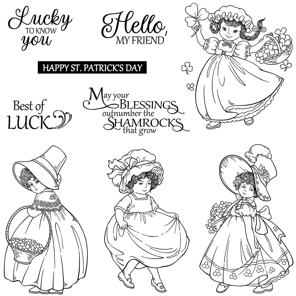 St. Patrick's Day Theme Clear Stamps