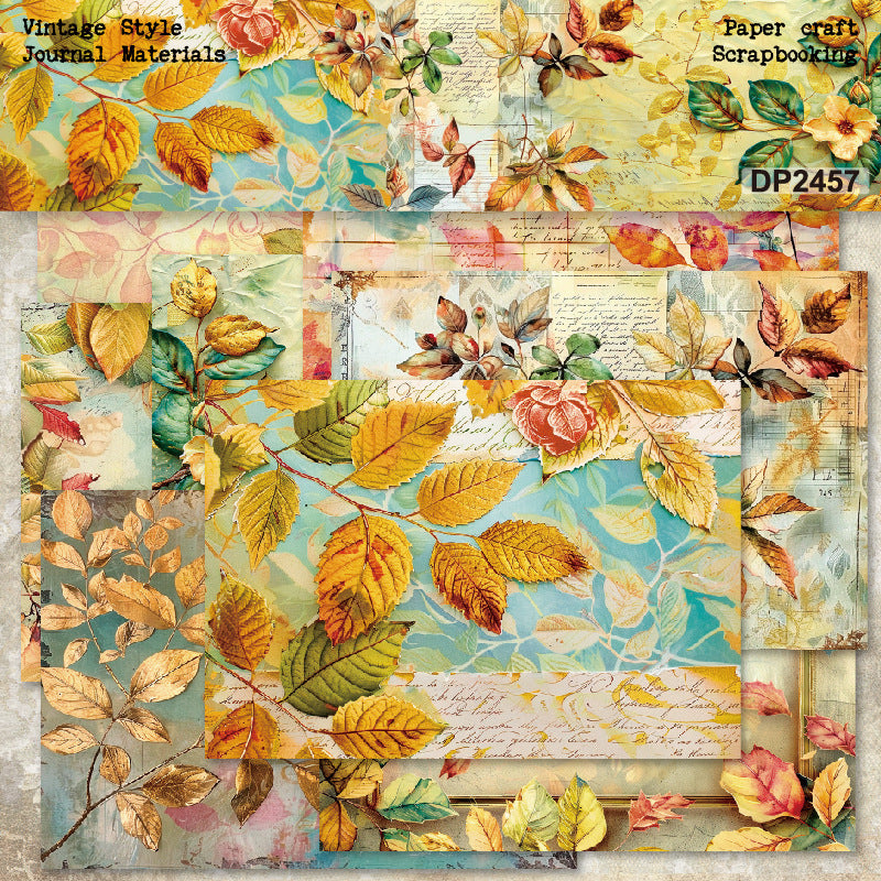 A5 Leaf Notes DIY Journal Scrapbook Paper