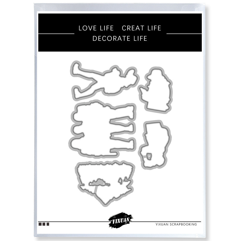 Travel Diary Dies & Stamps Set