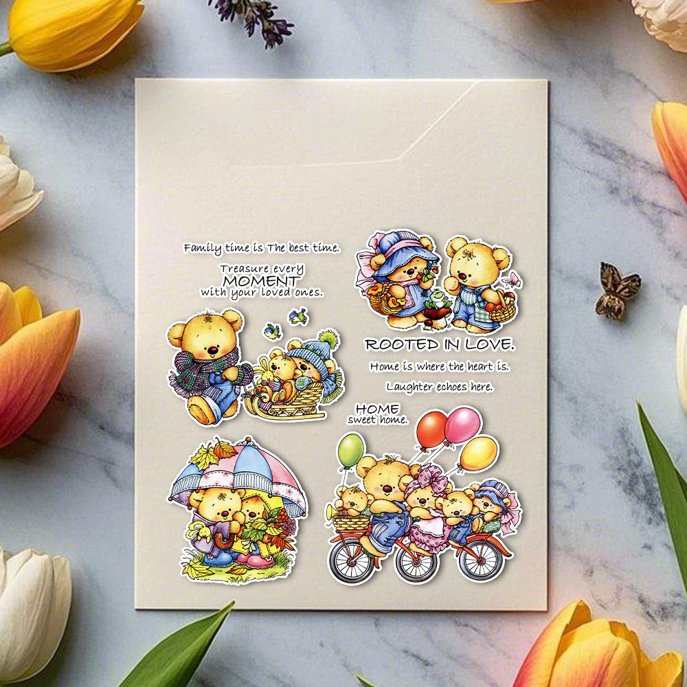 Bear Family Clear Stamps