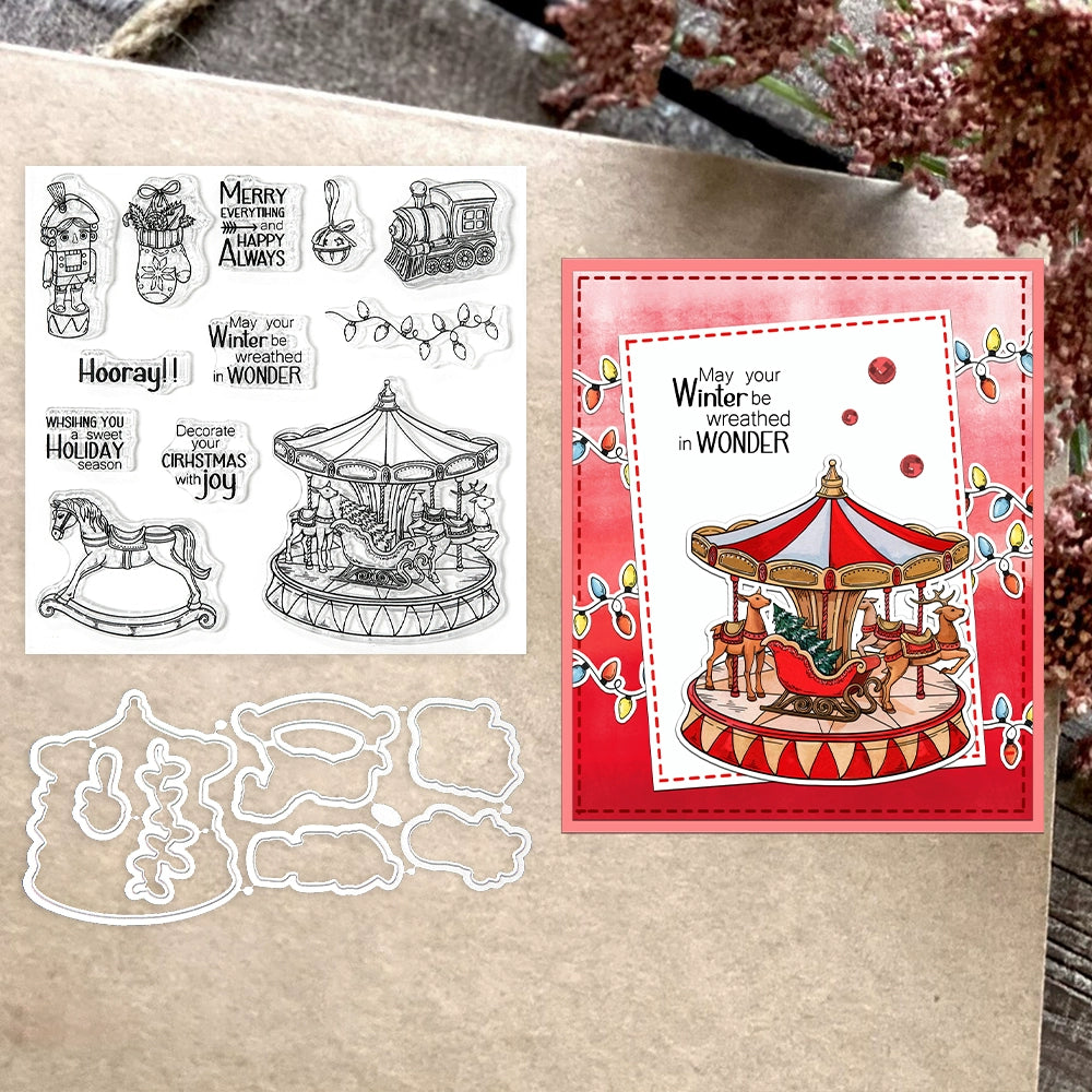 Amusement Park at Christmas Dies & Stamps Set