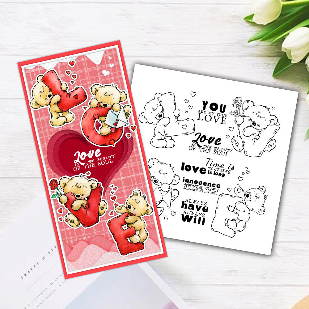 Valentine's Day Theme Dies & Stamps Set