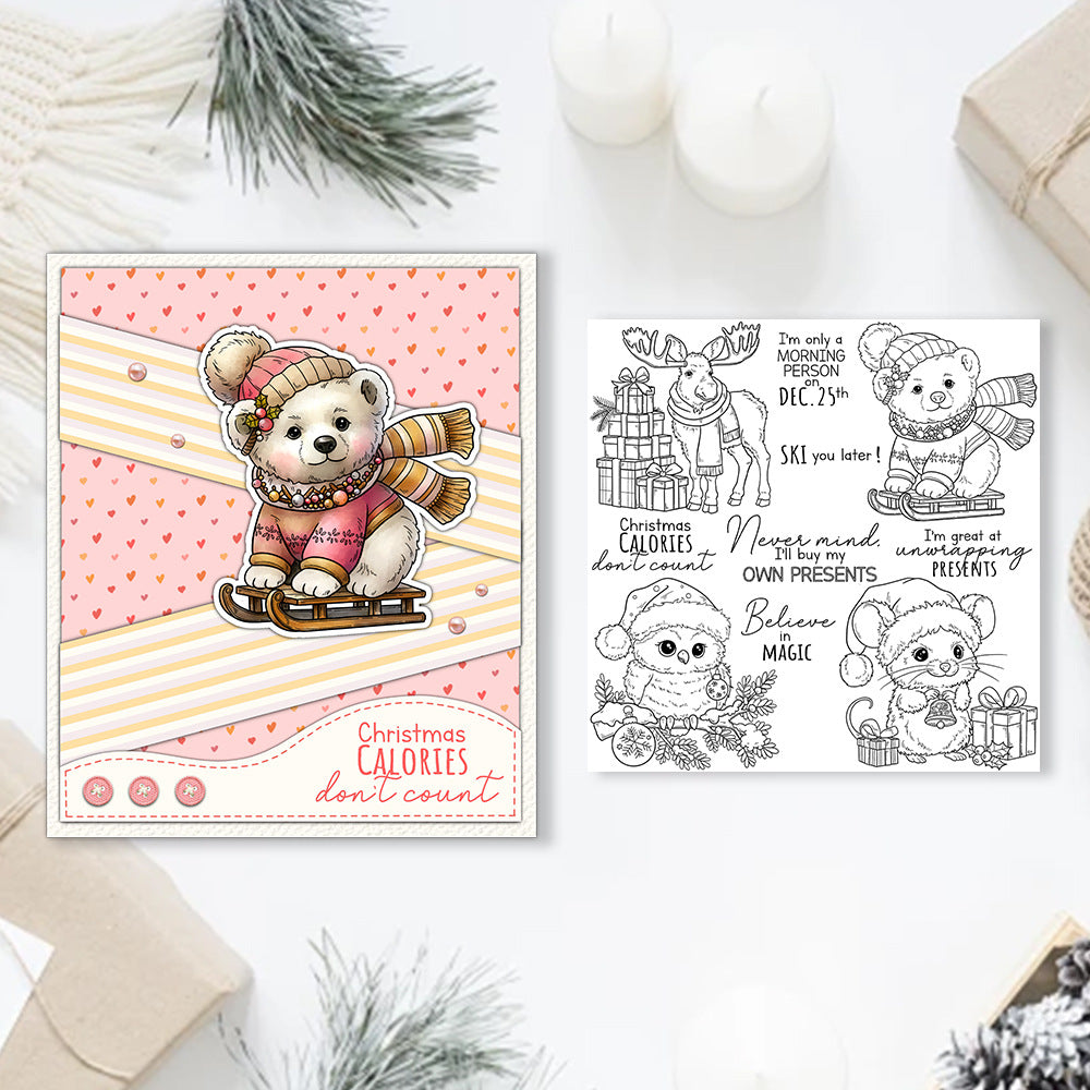 Christmas Animals Clear Stamps