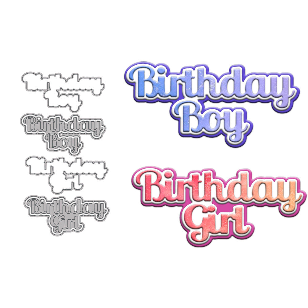 Birthday Wishes Metal Cutting Dies