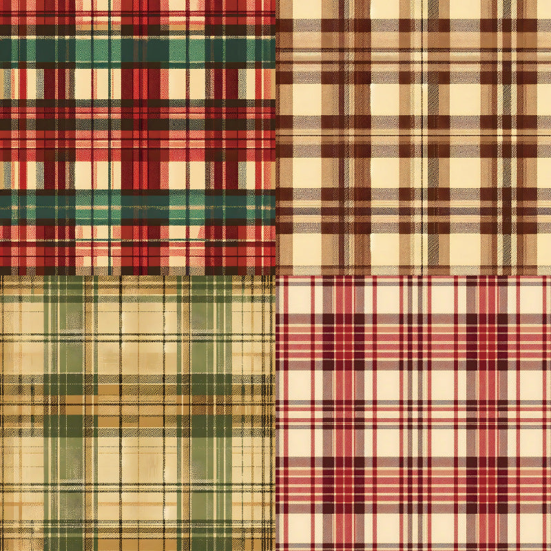 24PCS 6" Yule Scrapbook Paper & Cardstock