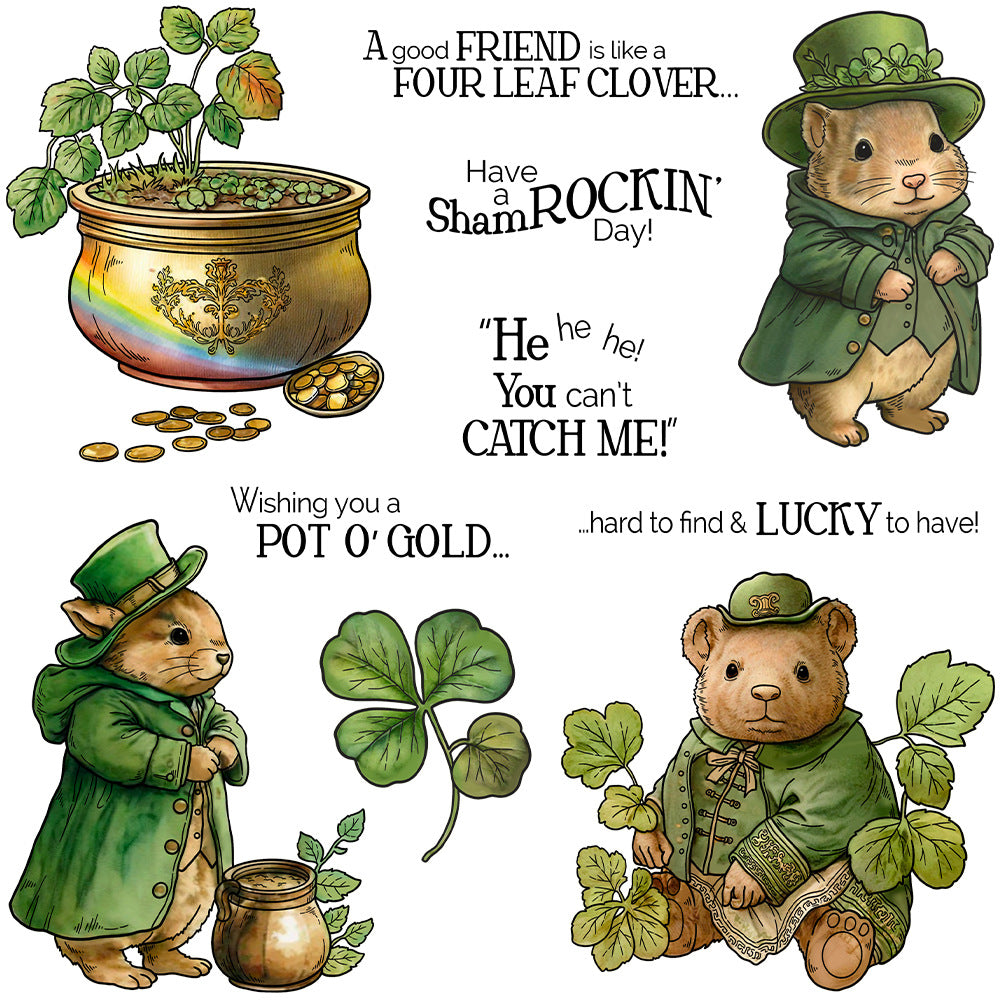 St. Patrick's Day Theme Dies & Stamps Set