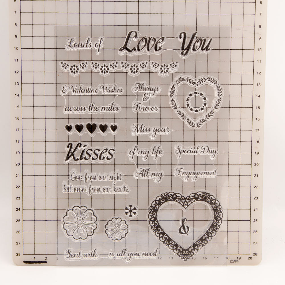 Valentine's Day Theme Clear Stamps