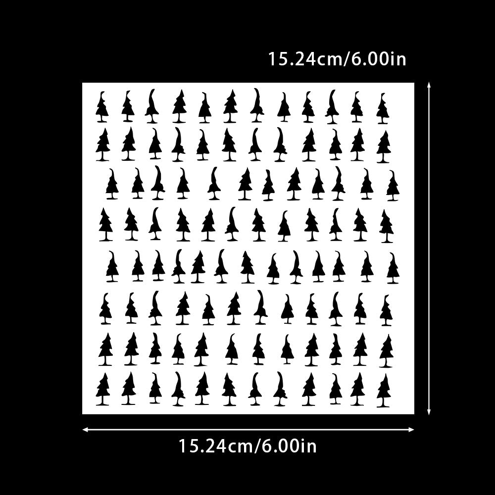 Small Tree Pattern DIY Painting Hollow Stencil