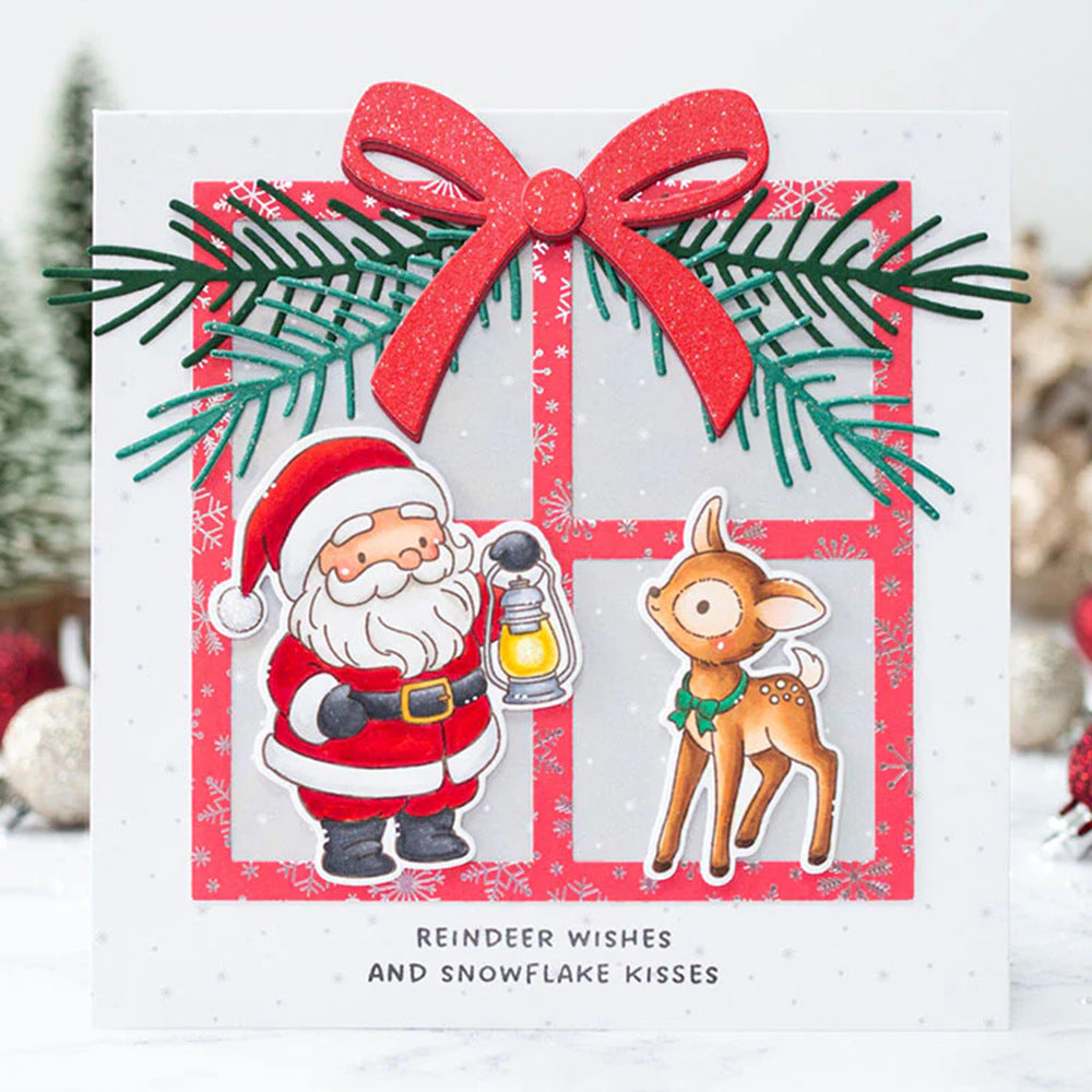 Santa Claus and Deer Dies & Stamps Set