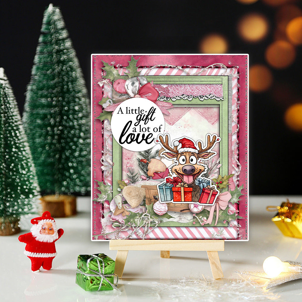 Christmas Deer Gifts Dies & Stamps Set