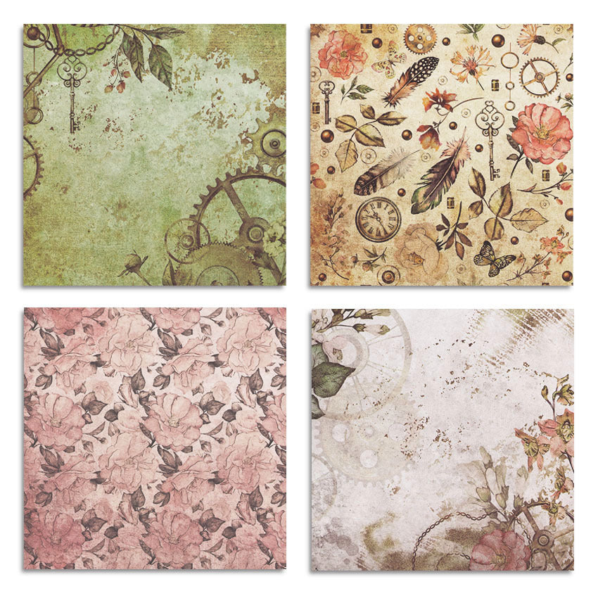 24PCS 6" Mystic Voyage Scrapbook Paper & Cardstock