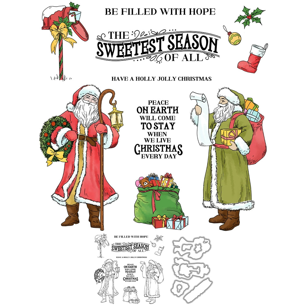 Santa Claus Dies & Stamps Set