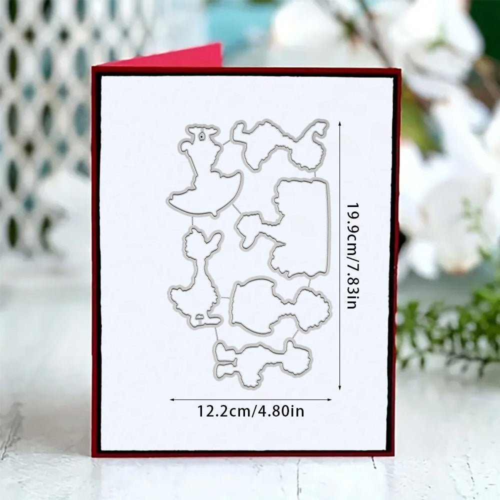 Easter Animals Ducklings Dies & Stamps Set